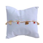 Tobillera sencilla en covergold fino - Imagen 7