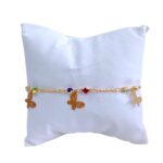 Tobillera sencilla en covergold fino