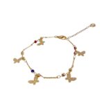 Tobillera sencilla en covergold fino - Imagen 5