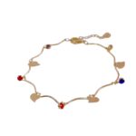 Tobillera sencilla en covergold fino - Imagen 4