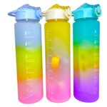 Termo de litro con pitillo, sticker y pines - Imagen 2