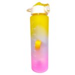 Termo de litro con pitillo, sticker y pines