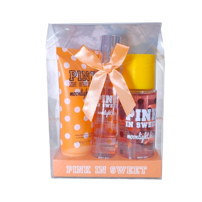 Trio mini regalo pack PINK (CREMA+LOCIÓN+SPLASH) - Imagen 2