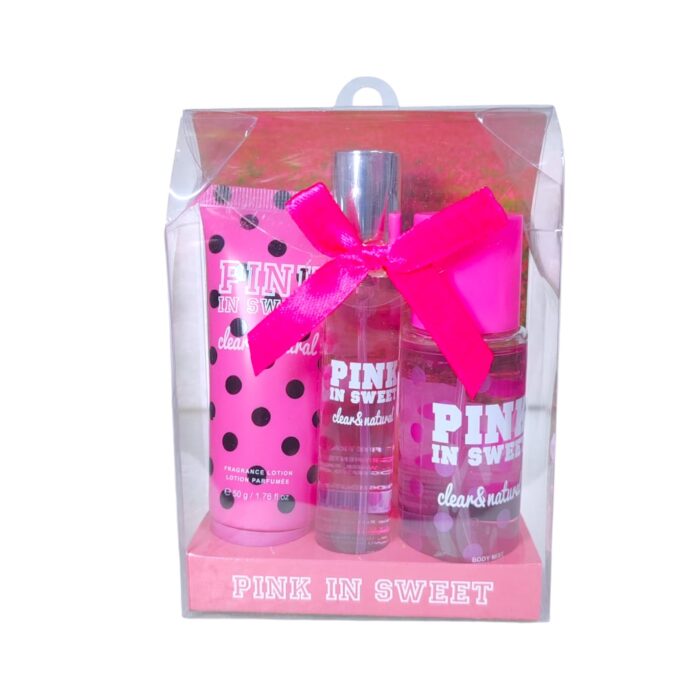 Trio mini regalo pack PINK (CREMA+LOCIÓN+SPLASH) - Imagen 4