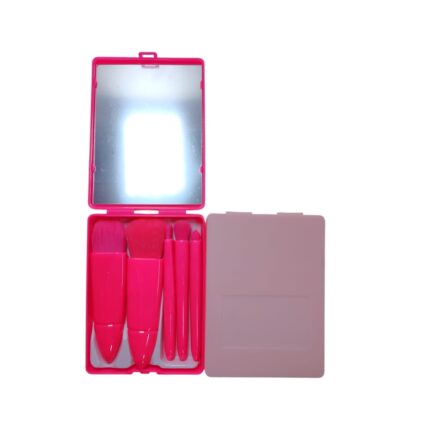 Kit de brochas x5 estuche mini tonos surtidos
