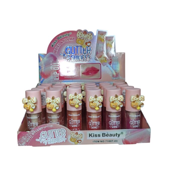 Gloss de lazo osito con aplicado grueso KISS BEAUTY - Imagen 3