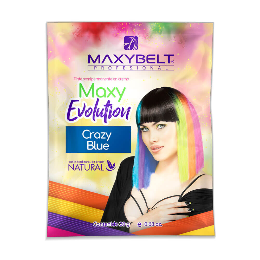 maxybelt-sachet-maxyevolution-crazy-blue-20g-02-2025 Tinte Semipermanente en Crema Maxy Evolution - Imagen 8