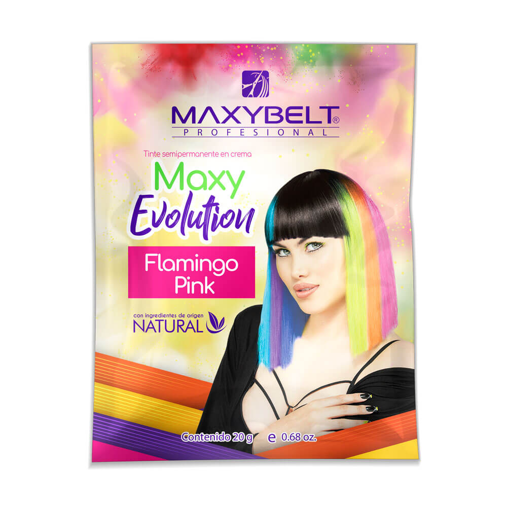 maxybelt-sachet-maxyevolution-flamingo-pink-20g-02-2025 Tinte Semipermanente en Crema Maxy Evolution - Imagen 7