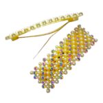 Pinzas de perlas con murano